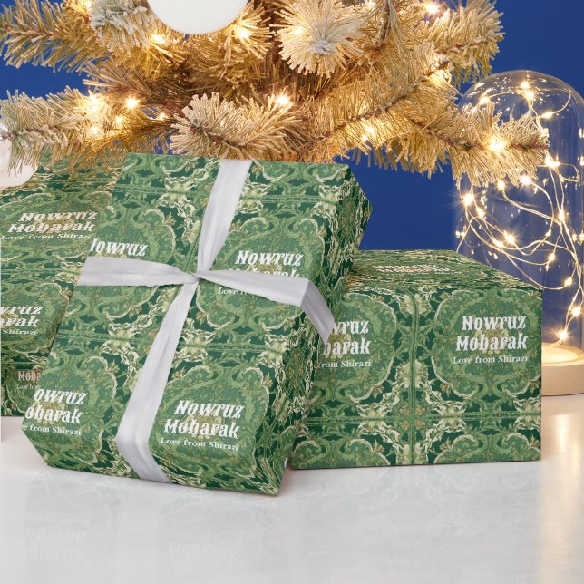 Nowruz Iranian New Year Dinner Party Events Gifts Wrapping Paper (Holidays)