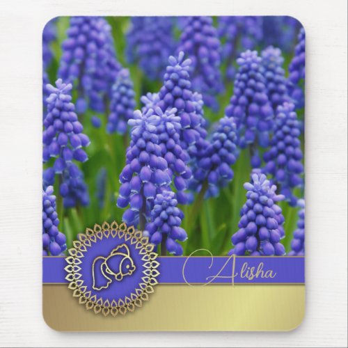 Nowruz Mubarak Hyacinths Persian New Year Custom Mouse Pad