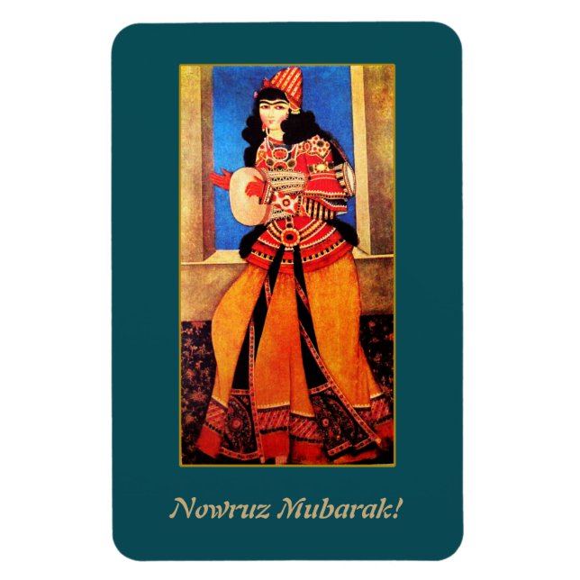 Nowruz Mubarak. Persian New Year Gift Magnet (Vertical)