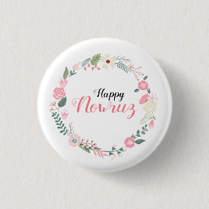 Nowruz Persian Happy Newyear Button
