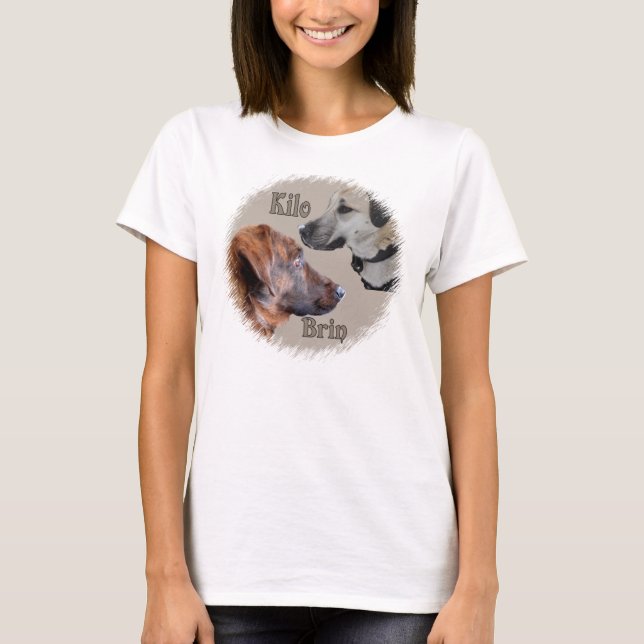 Nowzad Rescue Dogs Kilo & Brin T-Shirt (Front)