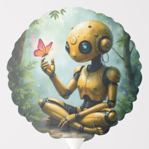 Nox Finds Wonder,A Curious Robot's First Butterfly Balloon