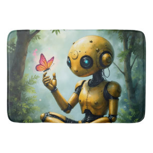 Nox Finds Wonder,A Curious Robot's First Butterfly Bath Mat