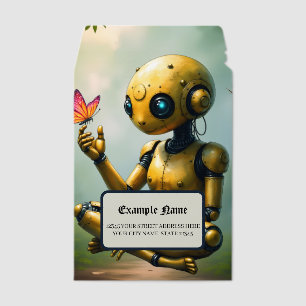 Nox Finds Wonder,A Curious Robot's First Butterfly Envelope Mailers