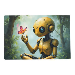 Nox Finds Wonder,A Curious Robot's First Butterfly Placemat
