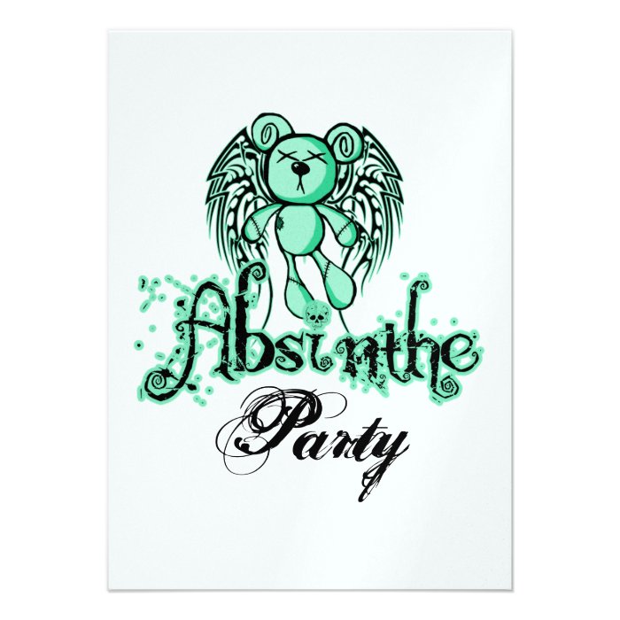 NOXIOUS TEDDY   Absinthe The Green Fairy Custom Invite