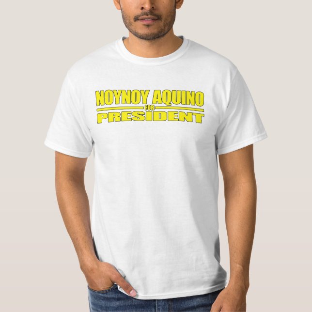 noynoy aquino for president shirt 3 (Front)