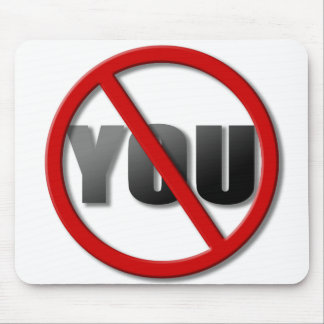 NoYouSymbolLightProduct Mouse Pad