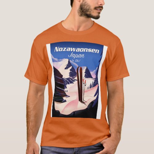 Nozawaonsen Japan to ski T_Shirt