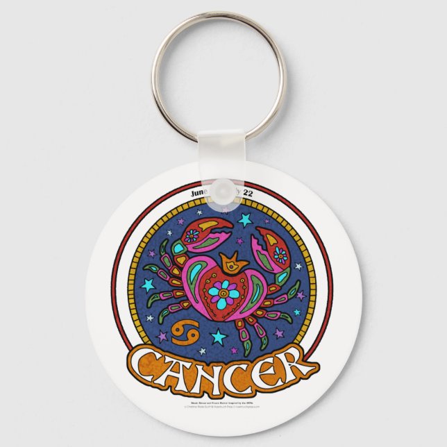 NP Cancer 2.25" Basic Button Keychain (Front)
