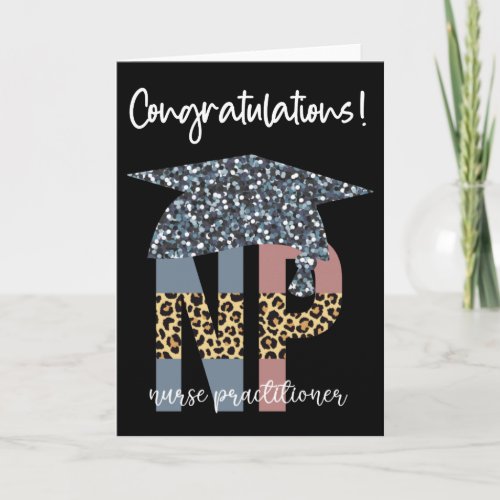 NP Nurse Practitioner Nurse Graduation Card