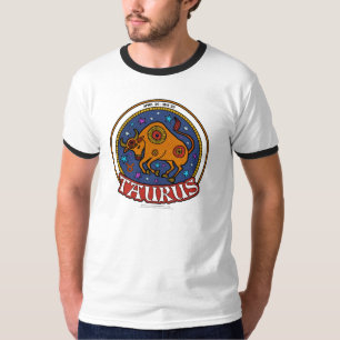 NP Taurus Men's Basic Ringer T-Shirt