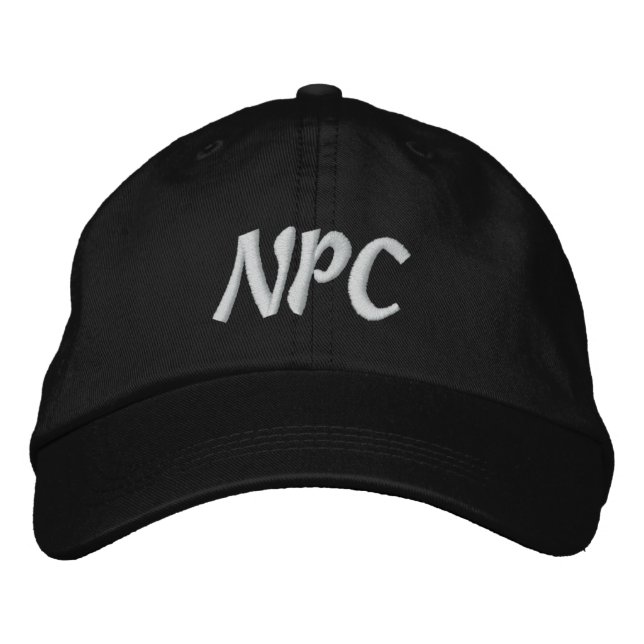 NPC EMBROIDERED BASEBALL CAP (Front)
