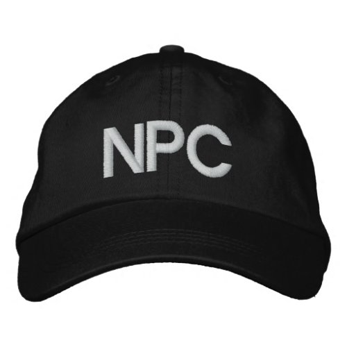 NPC EMBROIDERED BASEBALL CAP