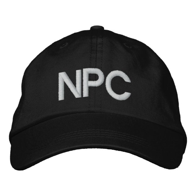 NPC EMBROIDERED BASEBALL CAP (Front)
