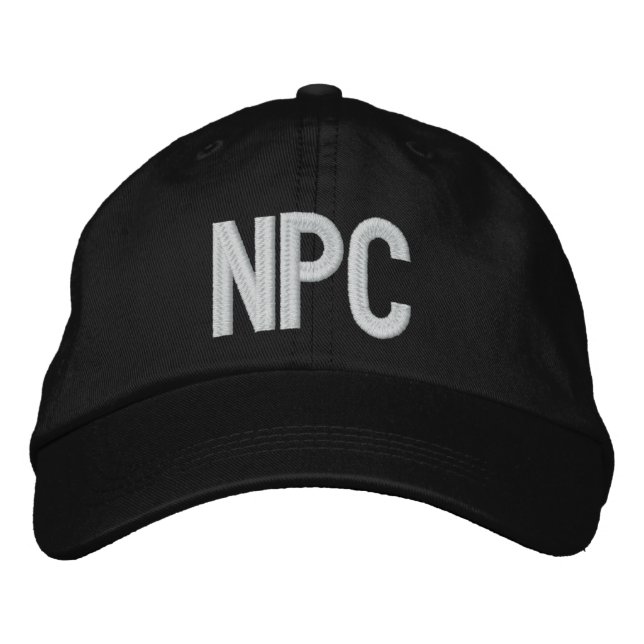 NPC EMBROIDERED BASEBALL HAT (Front)