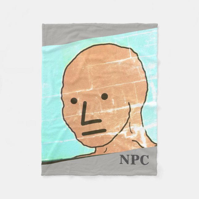 NPC MEME Fun Play Game blanket (Front)