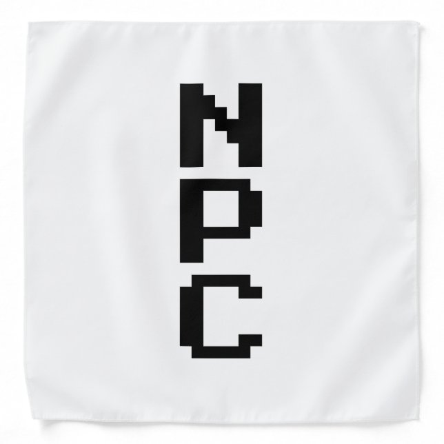 NPC - Non Playable Character Bandana (Front)