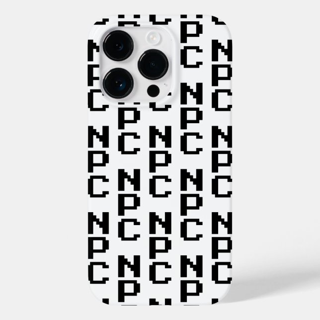 NPC - Non Playable Character Case-Mate iPhone Case (Back)
