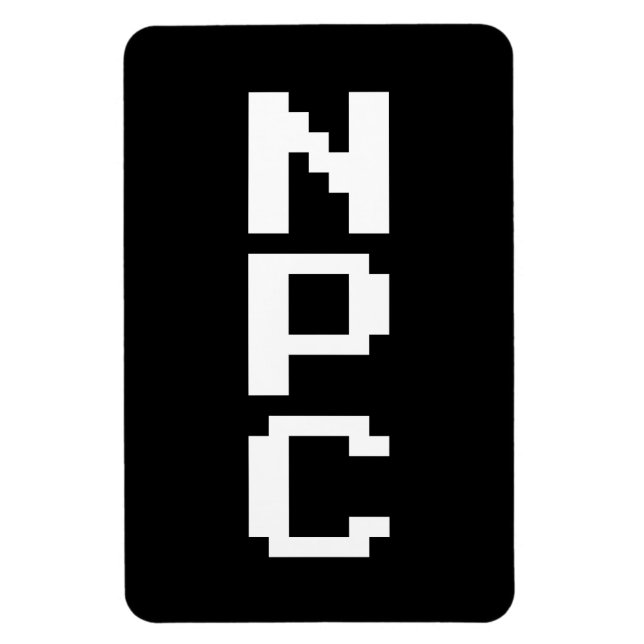 NPC - Non Playable Character Magnet (Vertical)