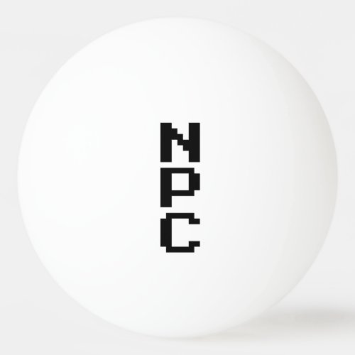 NPC _ Non Playable Character Ping Pong Ball