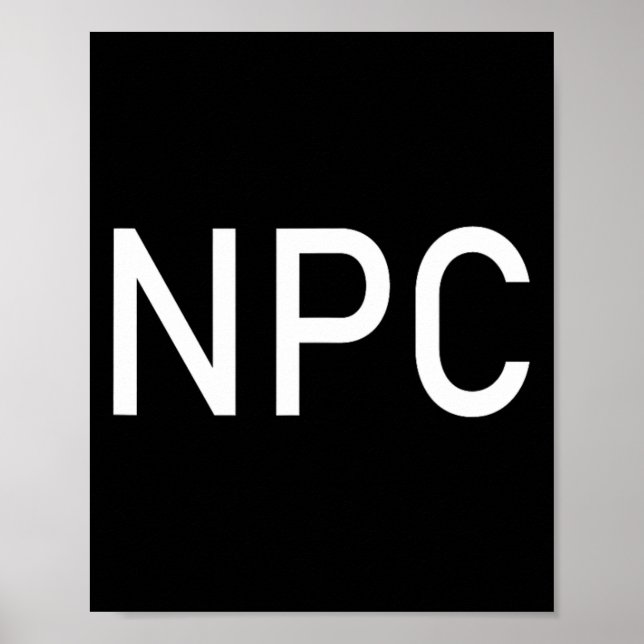 Npc Playing Halloween Fun Larp Rpg Role  Poster (Front)