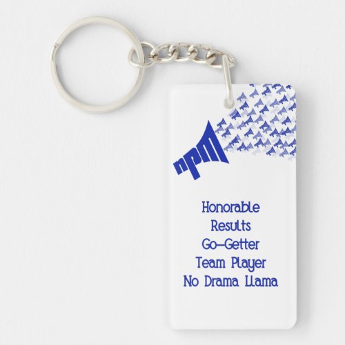 NPM Core Values Keychain