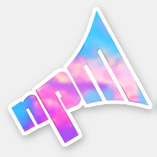 NPM Pastel Logo Sticker