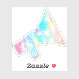 NPM Tie-Dye Logo Sticker