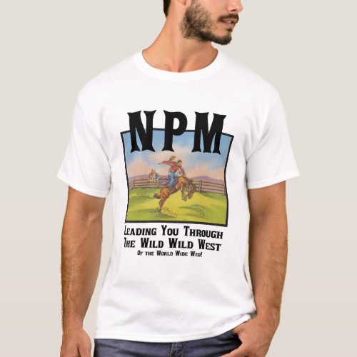 NPM Wild West Mens T_Shirt