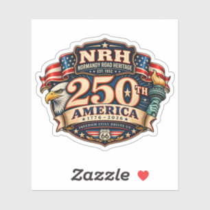 NRH America 250th 1776–2026 Vintage Americana Stic Sticker
