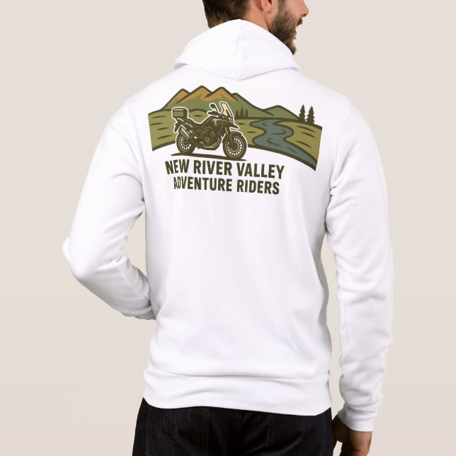 NRV Adventure Riders - Zip-up Hoodie (Back)