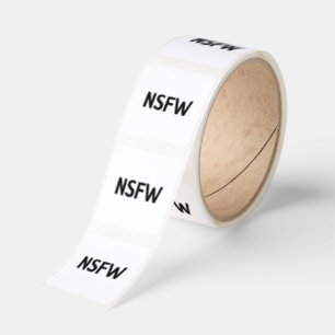 NSFW Not Safe For Work Square Sticker