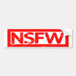 NSFW Stamp Bumper Sticker