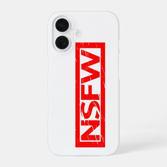NSFW Stamp Iphone Case (Back)