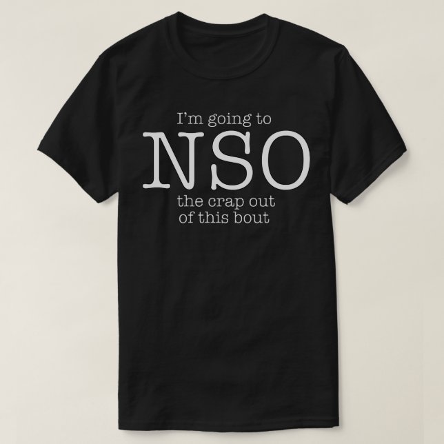 NSO the bout T-Shirt (Design Front)