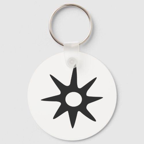 NSOROMMA  Symbol of Guardianship  Gods Presence Keychain