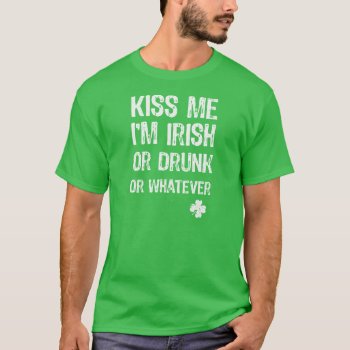 Nspf Kiss Me Funny St. Patrick's Day T-shirt by NSKINY at Zazzle