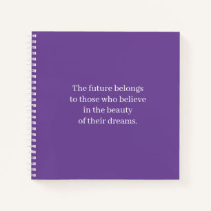 nspirational Positive Affirmation School Notebook