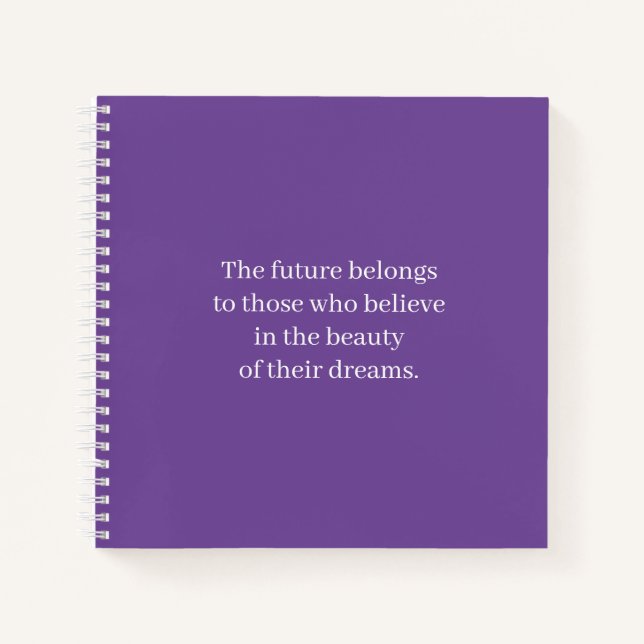 nspirational Positive Affirmation School Notebook (Front)