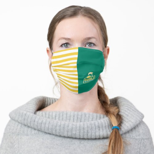 NSU Spartans Colorblock Stripes Adult Cloth Face Mask