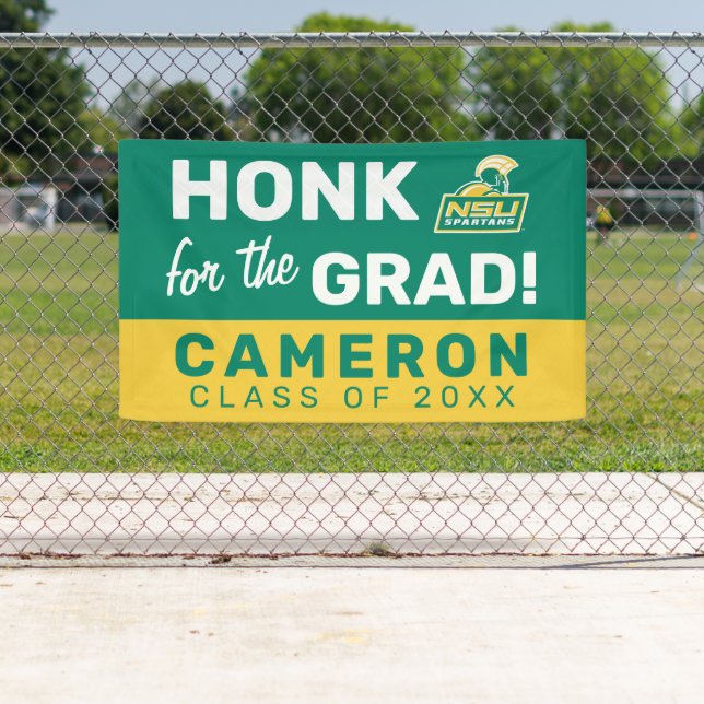 NSU Spartans Graduate Banner (Insitu)