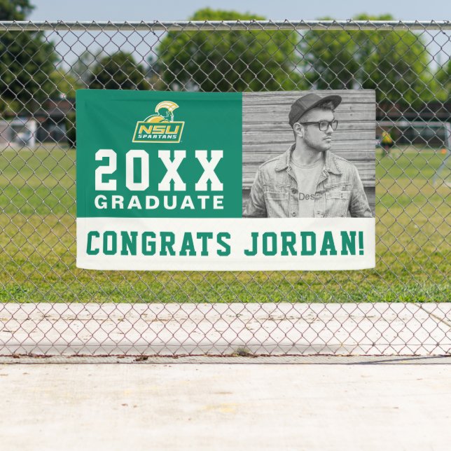 NSU Spartans Graduate Banner (Insitu)