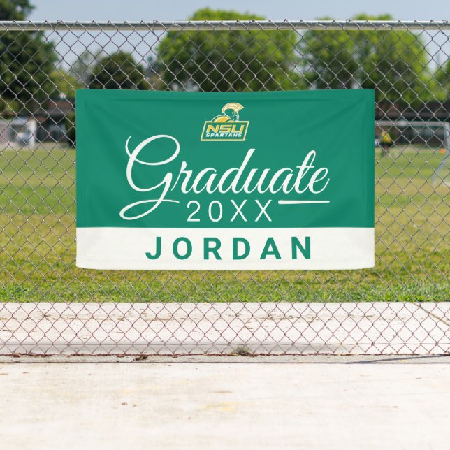 NSU Spartans Graduate Banner (Insitu)