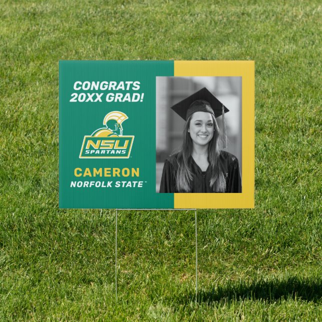 NSU Spartans Graduate Sign (Insitu)