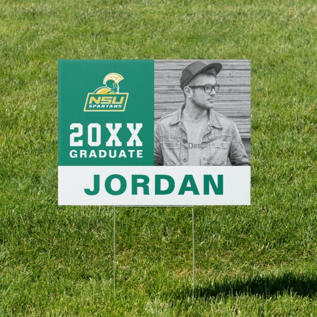 NSU Spartans Graduate Sign (Insitu)