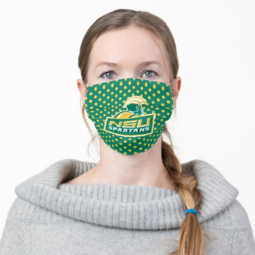 NSU Spartans Polka Dots Adult Cloth Face Mask