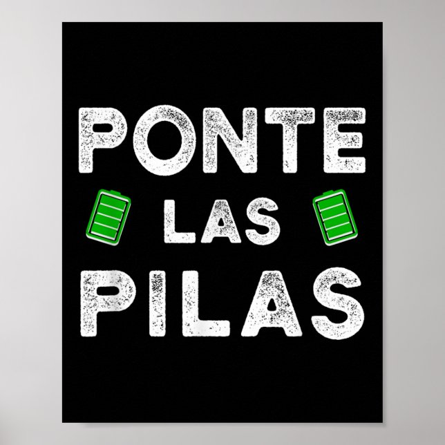 Nte Las Las Funny Spanish Saying Motivational  Poster (Front)