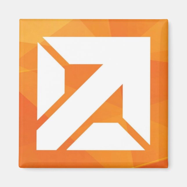 NTP Events Arrow Square Magnet (Front)