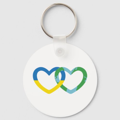 NU Hearts Keychain